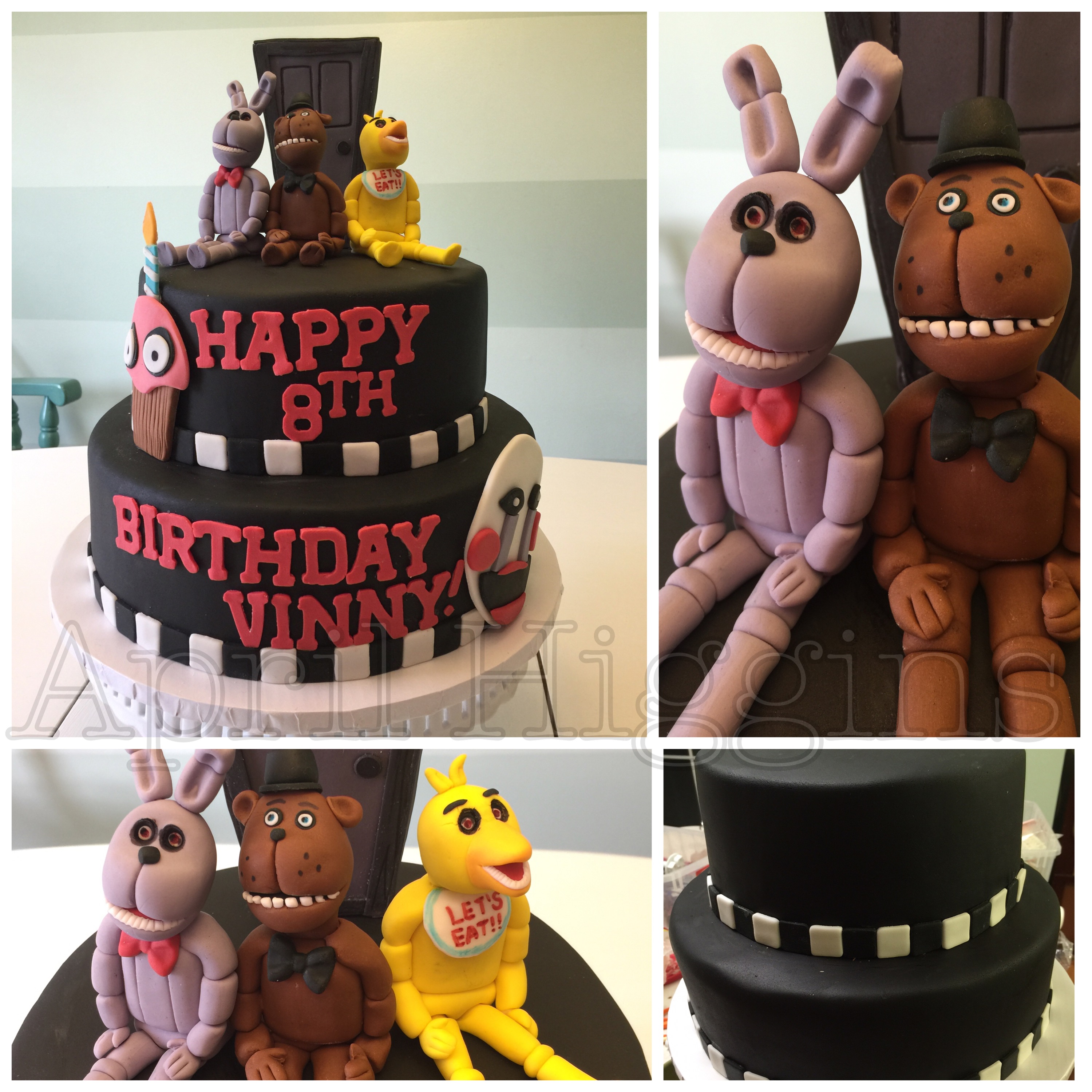 Bonnie Five Nights At Freddys Cake decoration fondant topper - a photo on F...